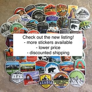 National Park Stickers